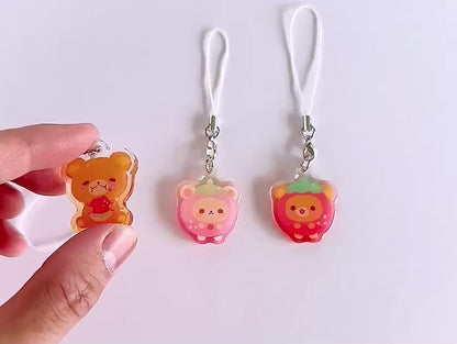 RlLAKUMA Mini Charms (1.5 inch Clear Acrylic)