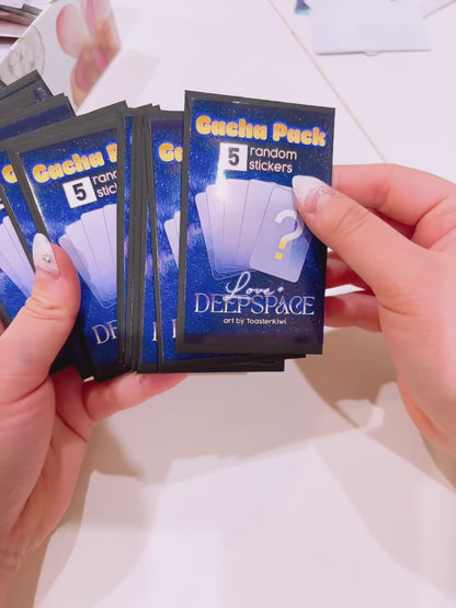 Gacha Pack: 5 random photocard stickers [Love and Deepspace]