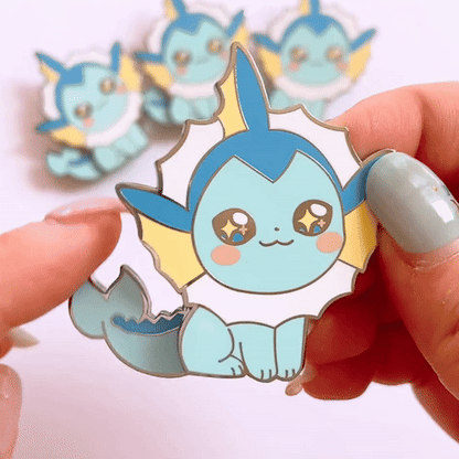 Vaporeon Fidget Toy Pin