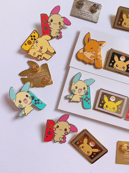 Nintendo Switch Pokemon Enamel Pin Set 1.5"