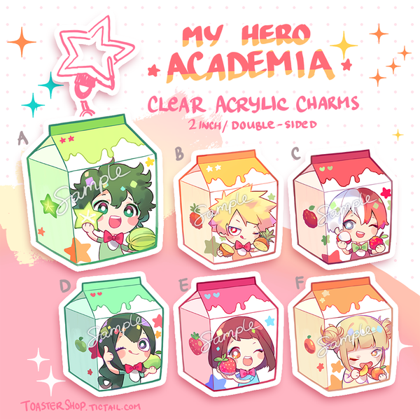 SALE bnha fruit charms (2in & 3in)☆NEOGEOPET