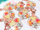 Isabelle Charms (2 inch Clear Acrylic)