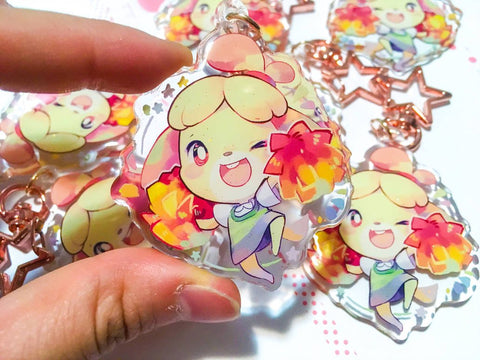 Isabelle Charms (2 inch Clear Acrylic)