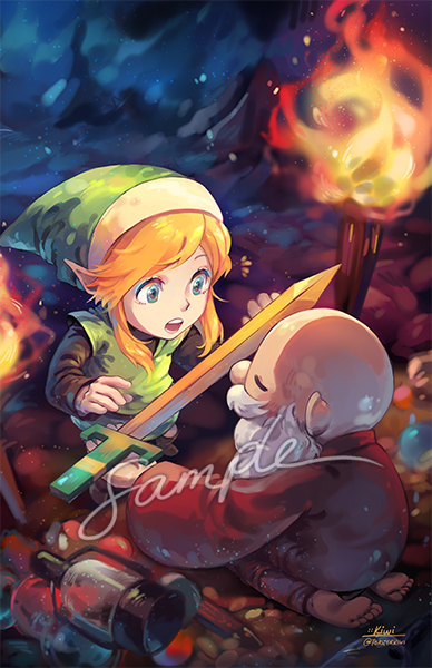It's Dangerous to Go Alone! Poster (11x17") [The Legend Of Zelda]