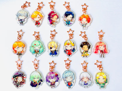 FIRE EMBLEM 3 HOUSES charms (2 inch Clear Acrylic)