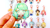 FIRE EMBLEM 3 HOUSES charms (2 inch Clear Acrylic)