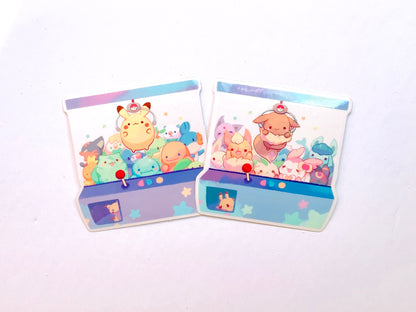 Pokemon Claw Game Stickers