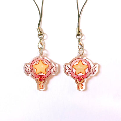 Cardcaptor Sakura Charms (double-sided clear acrylic)