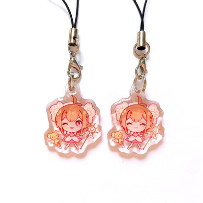Cardcaptor Sakura Charms (double-sided clear acrylic)