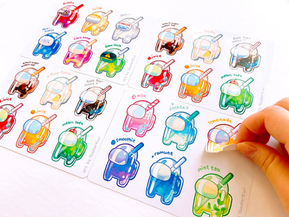 Among Us Sticker Sheets