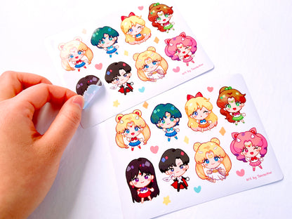 Sailor Scouts Sticker Sheets