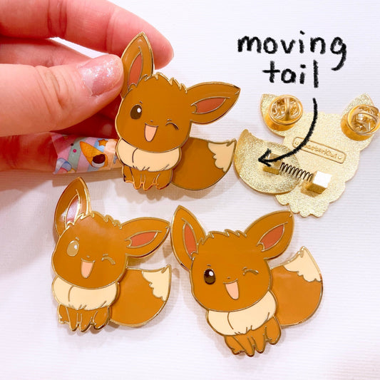 Eevee Bobble-Tail Enamel Pin