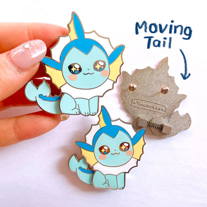 Vaporeon Fidget Toy Pin