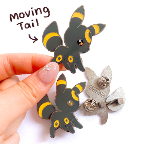 Umbreon Bobble Tail Enamel Pin