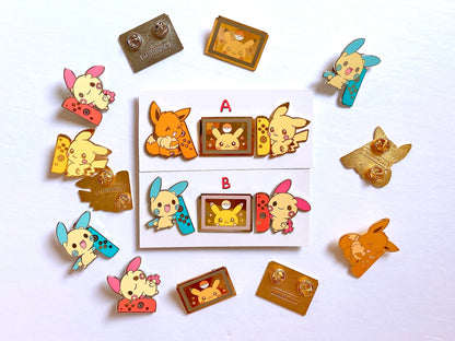 Nintendo Switch Pokemon Enamel Pin Set 1.5"