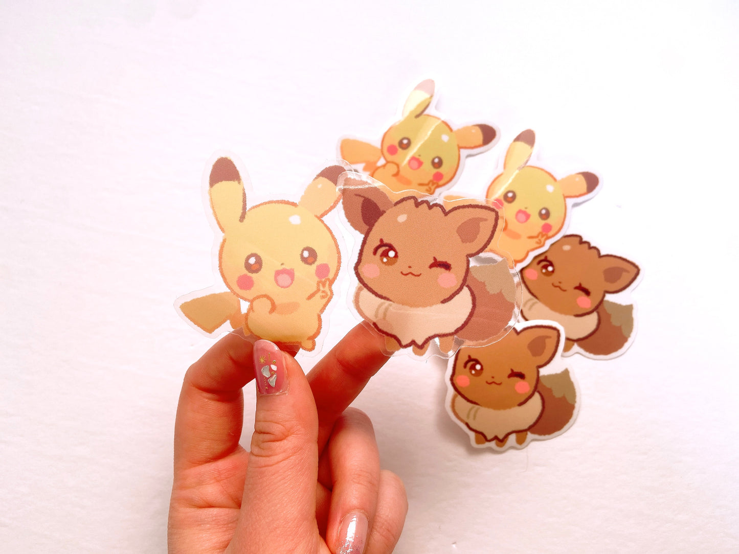 Pikachu Eevee Stickers [Pokemon]