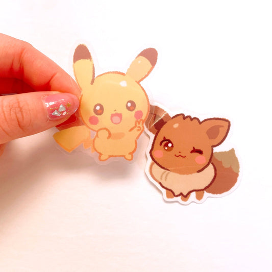 Pikachu Eevee Stickers [Pokemon]