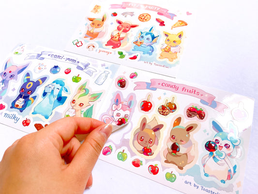 Eeveelutions Sticker Sheets [POKEMON]