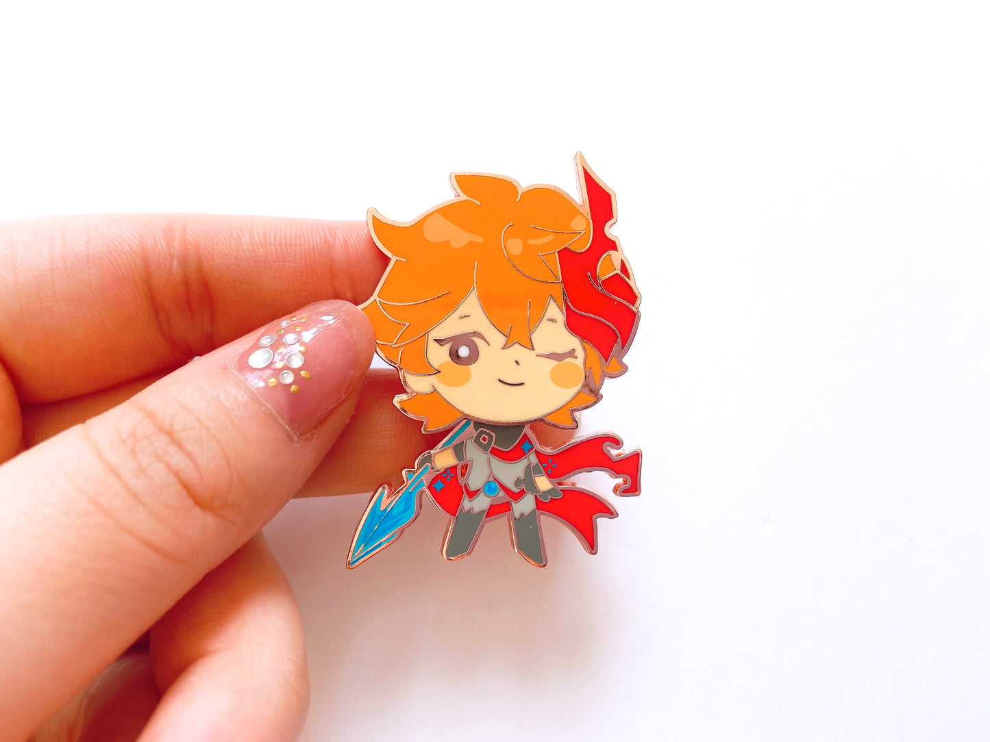 Childe Bobble-Head Enamel Pin [Genshin Impact]