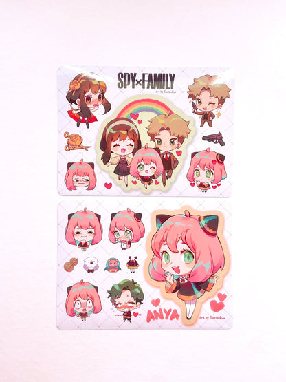 Spy Family Sticker Sheets