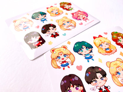 Sailor Scouts Sticker Sheets