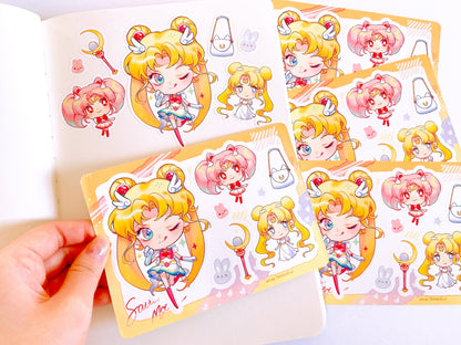 Sailor Moon Sticker Sheets