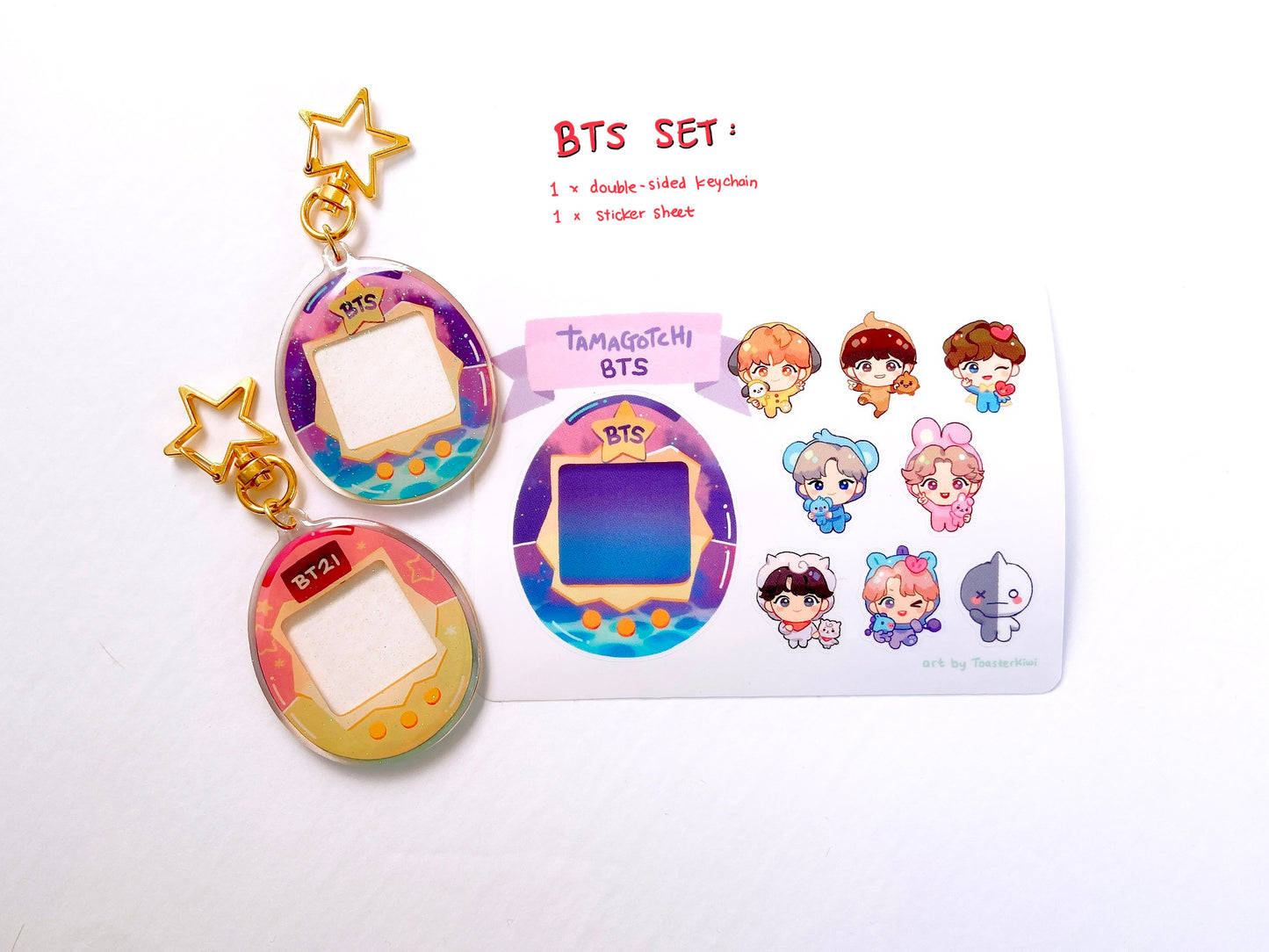 Custom Tamagotchi Set [BTS BT21]