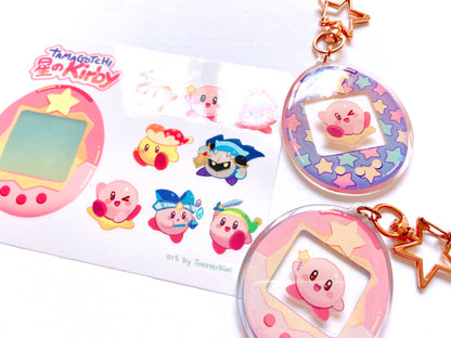 Custom Tamagotchi Set [Kirby]