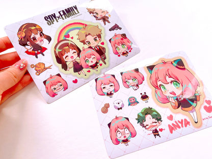 Spy Family Sticker Sheets