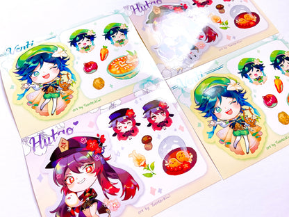 Genshin Impact Sticker Sheets