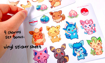 Eevee Mini Charms