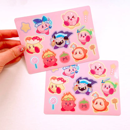 Kirby Sticker Sheet