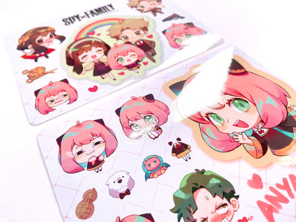Spy Family Sticker Sheets