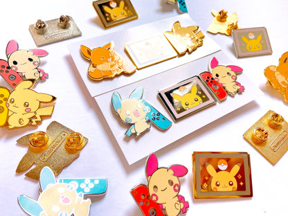 Nintendo Switch Pokemon Enamel Pin Set 1.5"