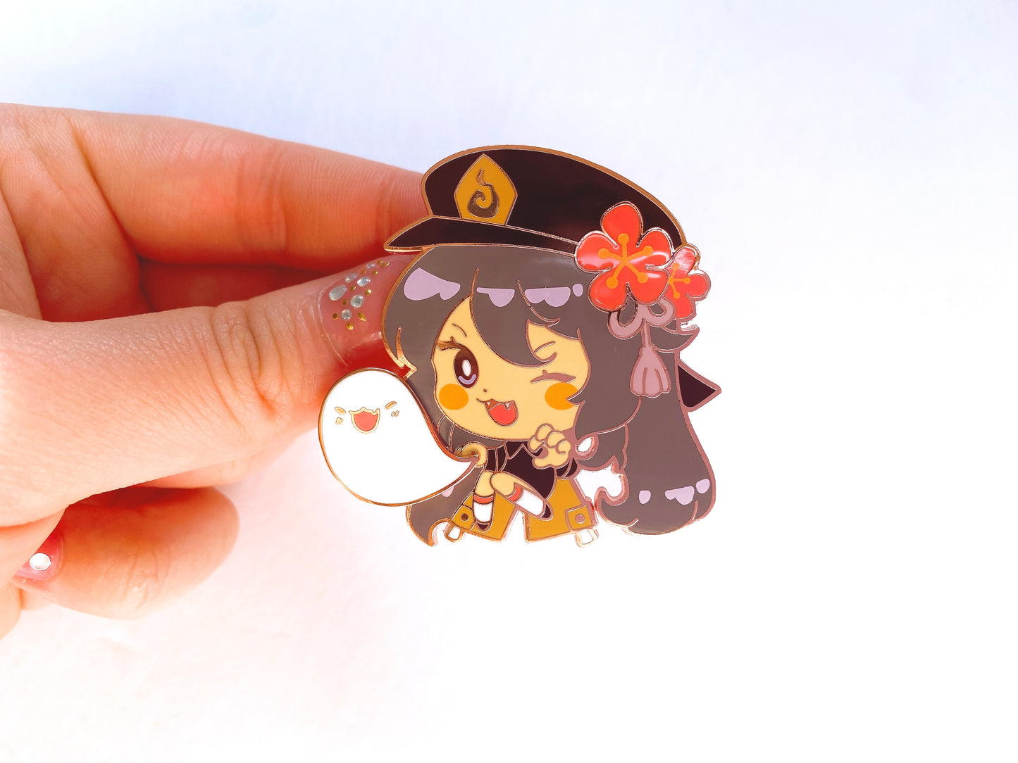 Hutao Fidget Enamel Pin [Genshin Impact]
