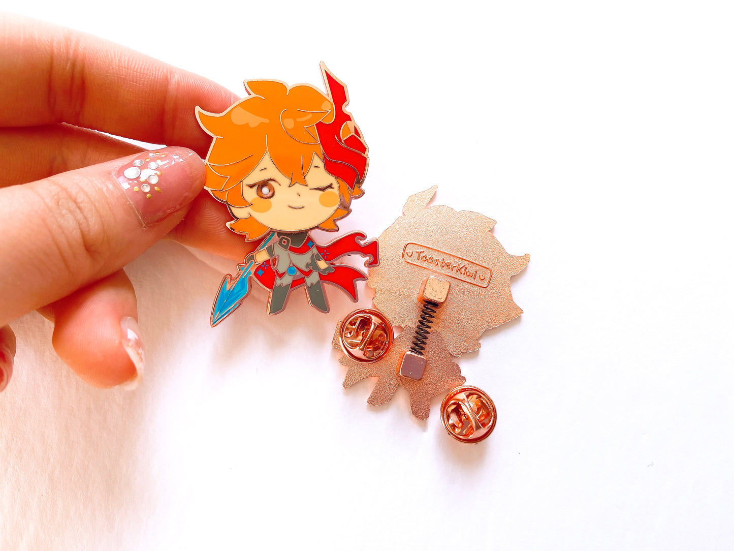 Childe Bobble-Head Enamel Pin [Genshin Impact]