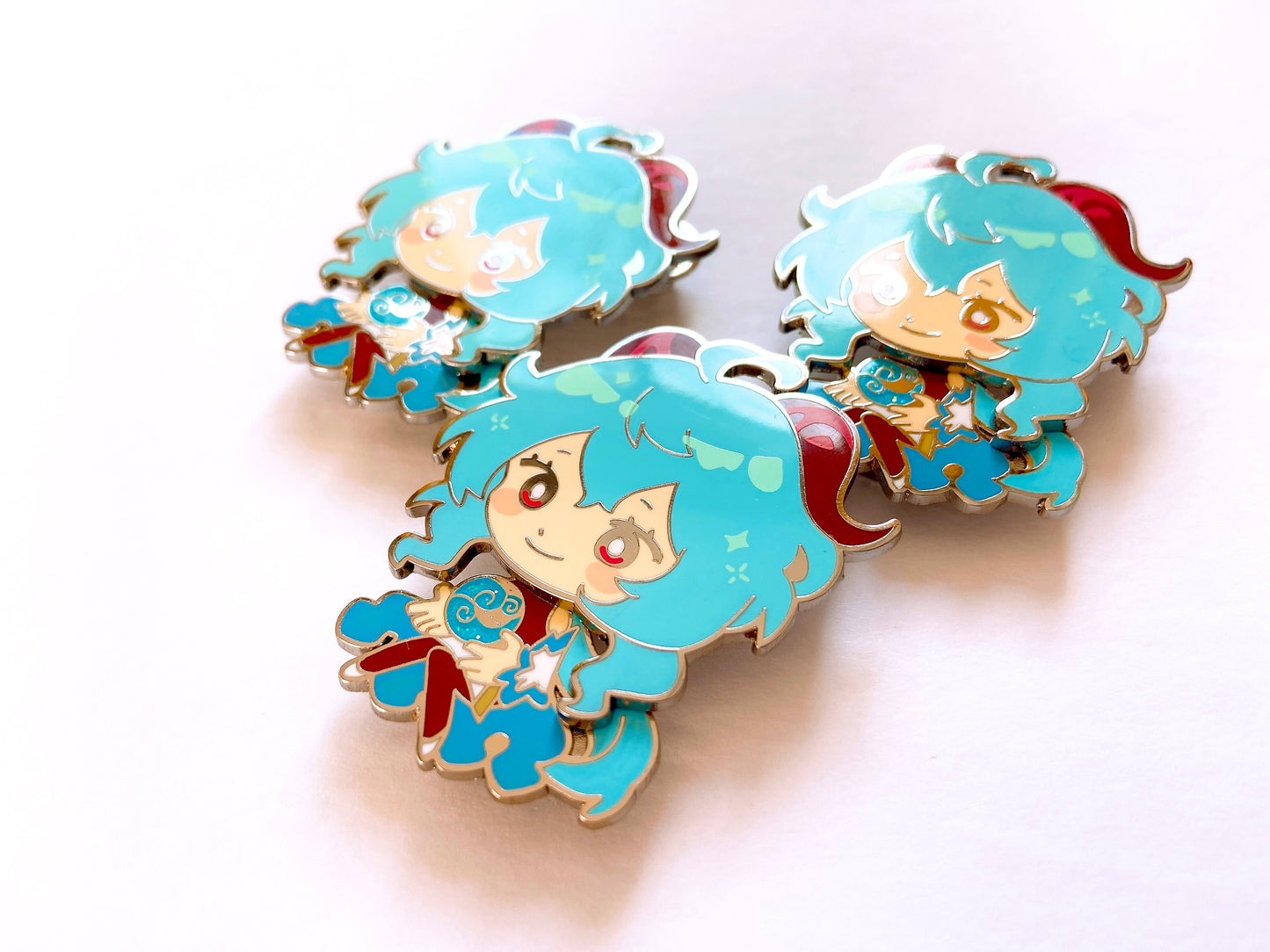 Ganyu Fidget Enamel Pin [Genshin Impact]
