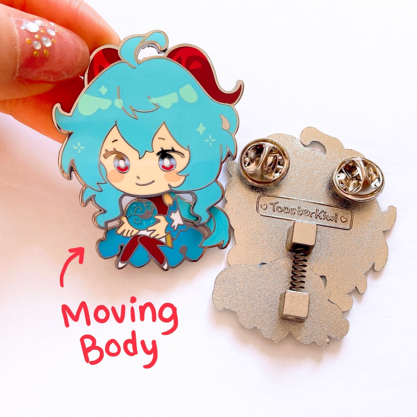 Ganyu Fidget Enamel Pin [Genshin Impact]