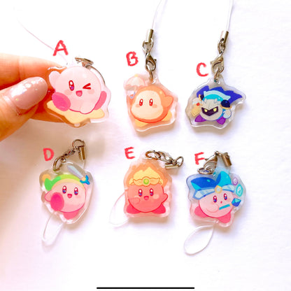 Kirby Mini Charms