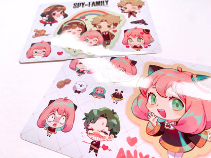 Spy Family Sticker Sheets