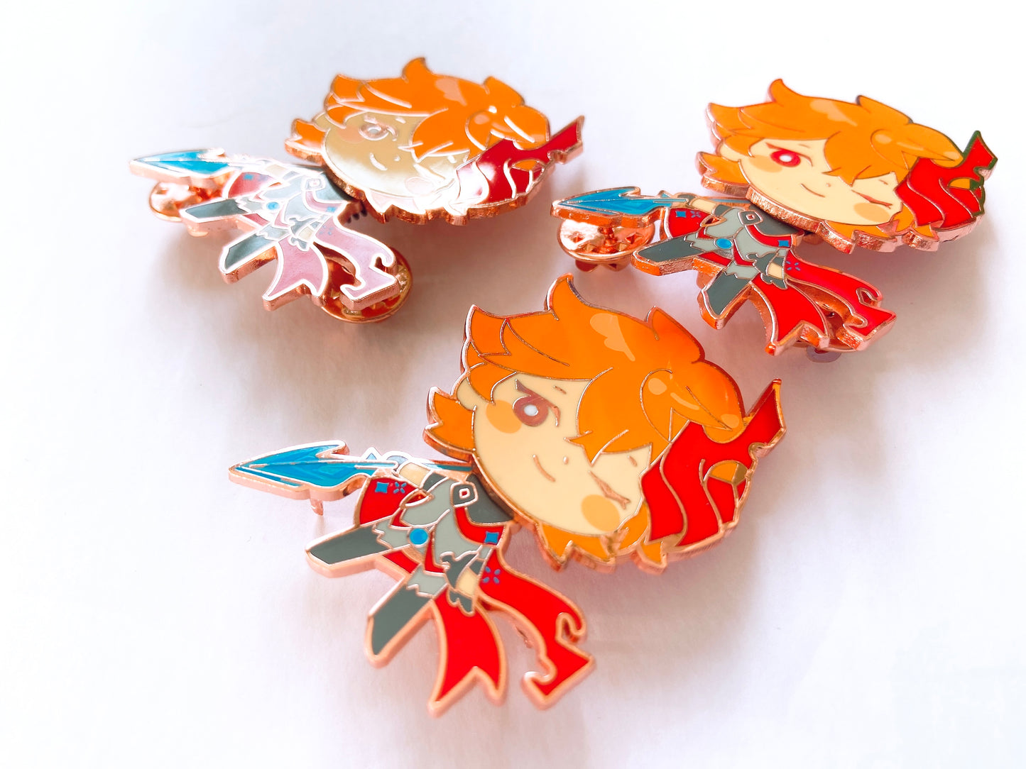Childe Bobble-Head Enamel Pin [Genshin Impact]