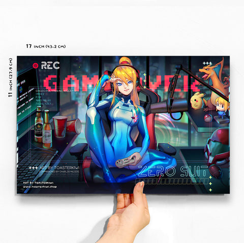 Zero Suit Samus Poster (11x17") [Metroid]